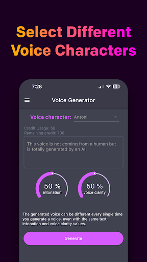 AI Voice Generator Mod Apk Premium Unlocked Latest Version  1.7.4 screenshot 2