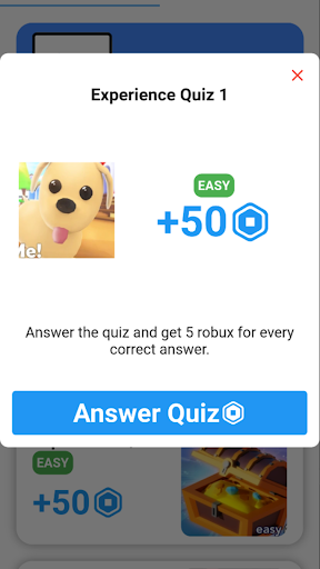 Robux Reward Quiz Mod Apk DownloadͼƬ1