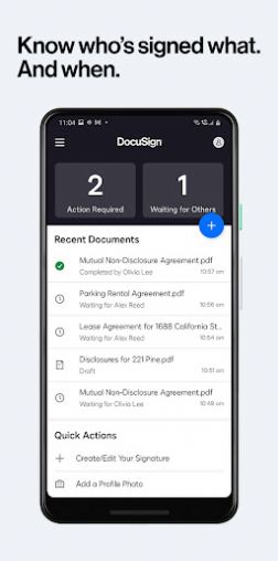 DocuSign free version download for android  3.41.0 screenshot 2