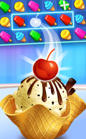 Ice Cream Paradise Match 3 mod apk no adsͼƬ1