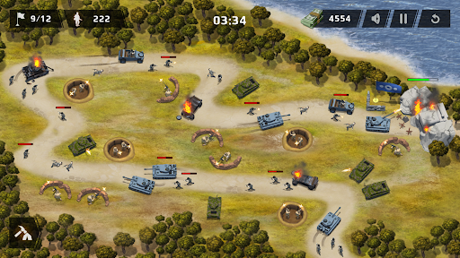 WWII Defense RTS Army TD game mod apk download  0.5 screenshot 3