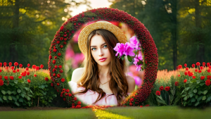 Flora Garden Photo Frame App Free DownloadͼƬ2