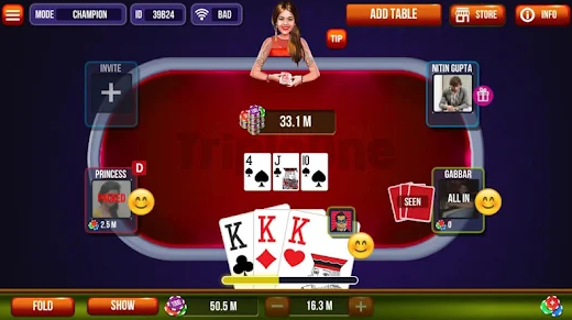 Triple One Poker and Teenpatti Apk Free Download  1.6.1 screenshot 3