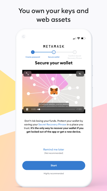 MetaMask Wallet official website download Android  v7.12.3 screenshot 2