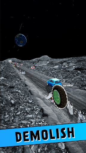 Crazy Tire Reach the Moon mod apk download  v7.0.2 screenshot 1