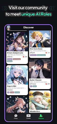 VRole Chat with anime Roles app download  1.4.1 screenshot 2