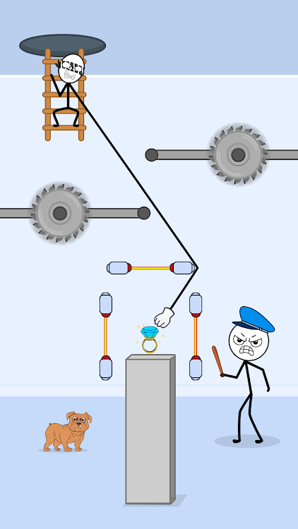 Stickman Thief IQ Puzzle apk Download for android  1.0 screenshot 1