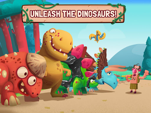 Dino Bash Dinosaur Battle mod apk unlimited everything  1.9.6 screenshot 1