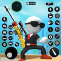 Stickman Sniper Shooting Games mod apk download 1.7