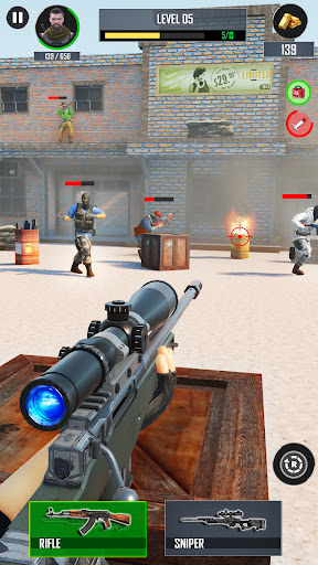 Commando Action Shooting Games mod apk download  1.6 screenshot 4