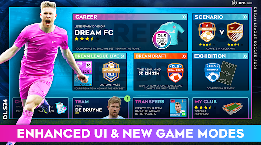 Dream League Soccer 2024 Mod Apk Unlimited Coins And Diamonds Download  v11.020 screenshot 3