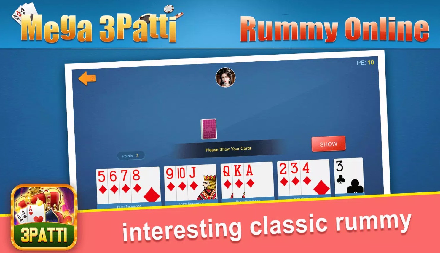 Mega 3Patti Rummy Online apk download for android  1.0.2 screenshot 3