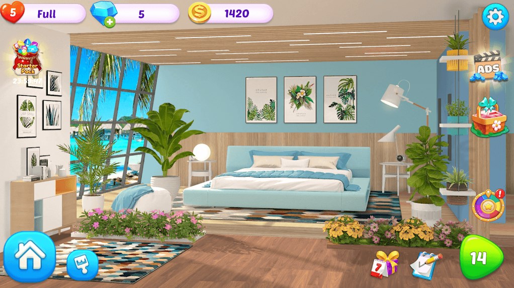 Home Design Paradise Makeover apk download  0.9 screenshot 1