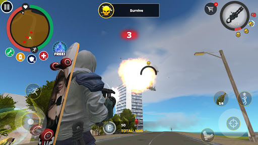 Rope Hero Mafia City Wars Mod Apk Unlimited Money and Gems 1.4.8 Download  v1.4.9 screenshot 3