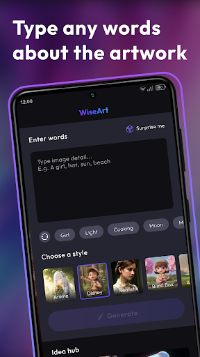 WiseArt AI Art Generator app free downloadͼƬ1