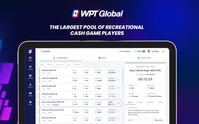 WPT Global Play Poker Online Apk Download for Android  1.4.0 screenshot 2