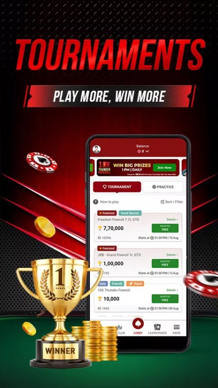 Junglee Poker Play Poker Game downloadable content apk  2.6.2-POKERPS screenshot 3