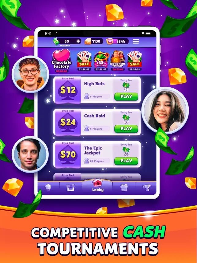Solitaire Smash Real Cash Apk Download for Android  1.1.5 screenshot 1