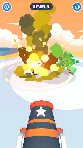 Funny Cannon Zombie 3D mod apk download  1.2.0 screenshot 2