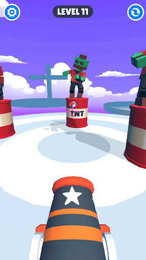 Funny Cannon Zombie 3D mod apk download  1.2.0 screenshot 3