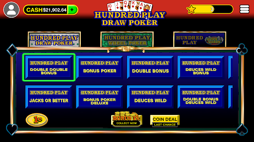Hundred Play Draw Video Poker Apk Free Download  1.10.0 screenshot 4