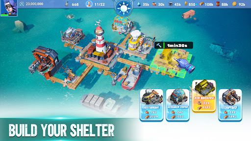 Rise of Arks Raft Survival mod apk unlimited everything  1.1.0 screenshot 1