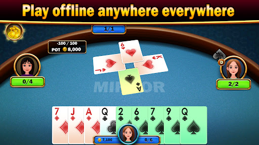 Spades classic card offline apk download latest version  1.0 screenshot 5