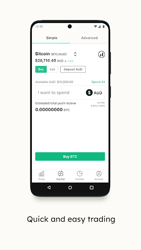 BTC Markets app download latest version  1.7.0 screenshot 4