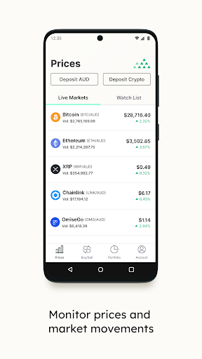 BTC Markets app download latest version  1.7.0 screenshot 5