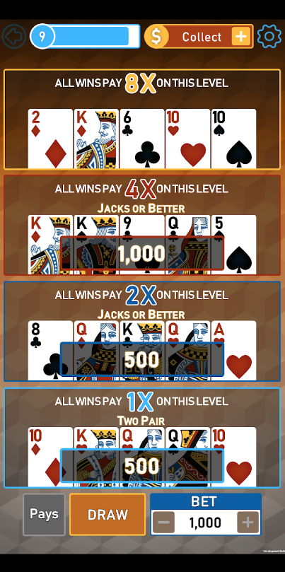 Video Poker Multi Bonus Apk Download for Android  1.7.1 screenshot 2