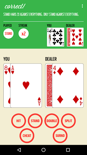 Blackjack Strategy Practice apk download latest version  3.0.20 screenshot 2