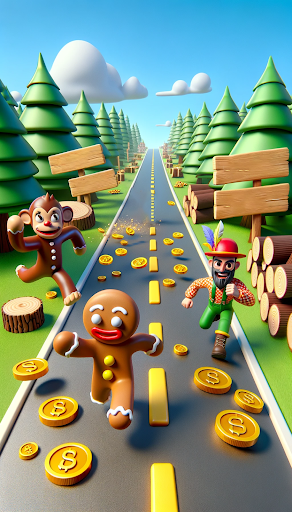 Gingerbread Man escape 3D mod apk unlimited money  2024.2 screenshot 1