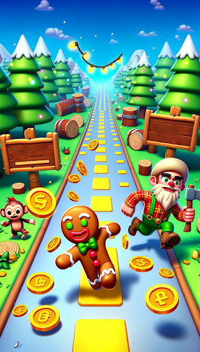 Gingerbread Man escape 3D mod apk unlimited money  2024.2 screenshot 4