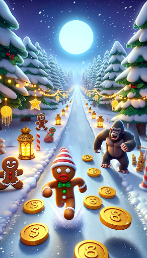 Gingerbread Man escape 3D mod apk unlimited money  2024.2 screenshot 5