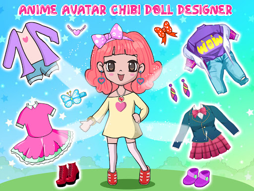 Anime chibi doll girl games mod apk unlocked everything  1.0 screenshot 6