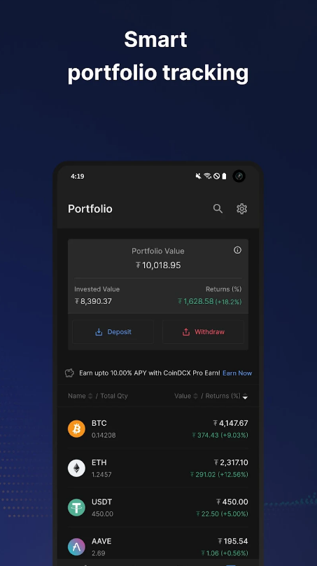 CoinDCX Pro App Download for Android  6.20.0011 screenshot 1