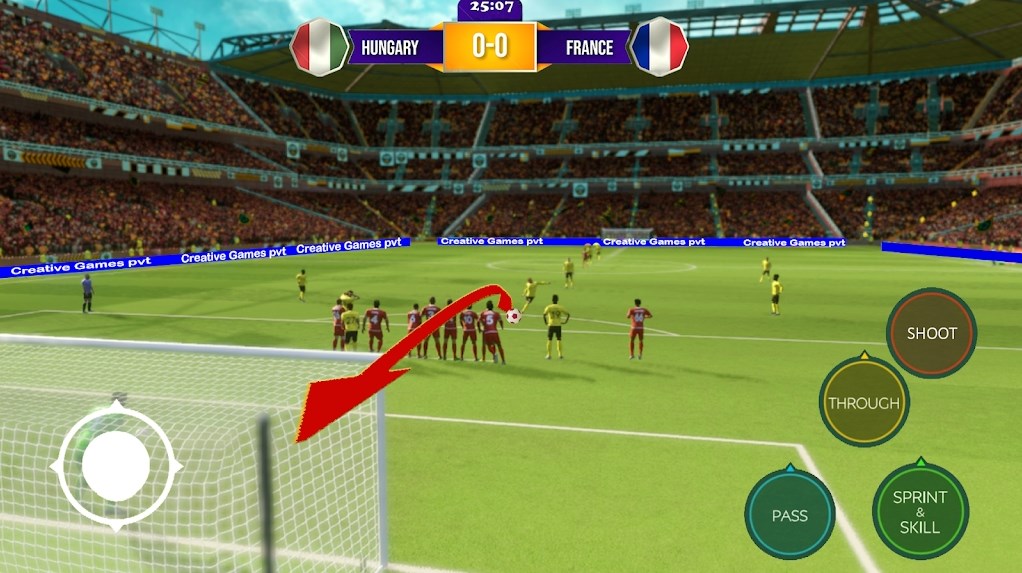 Soccer kick champion cup apk download latest version  0.1 screenshot 2