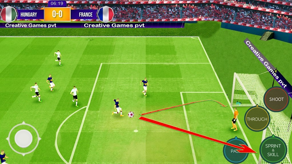 Soccer kick champion cup apk download latest version  0.1 screenshot 3