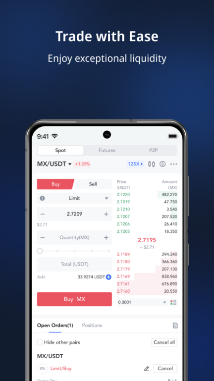 MEXC Global BTC ETH Gamefi app for android download   1.0 screenshot 2