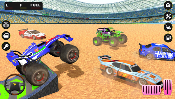 Monster Derby Truck Fighting mod apk Download  1.0.1 screenshot 1