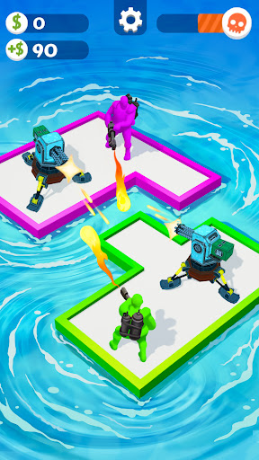 War of Rafts Crazy Sea Battle Mod Apk (Unlimited Money and Gems)  0.46.01 screenshot 3
