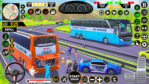 Real Coach Bus Games Offline mod apk download  1.13 screenshot 3