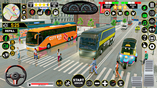 Real Coach Bus Games Offline mod apk download  1.13 screenshot 4