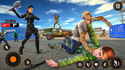 Zombie War 3D Zombie Games mod apk unlimited money  1.8 screenshot 4