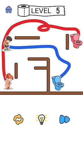 Poop Rush Toilet Game mod apk no adsͼƬ1