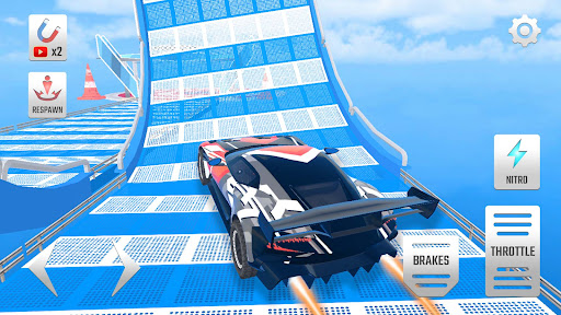 Mega Ramp Car Super Car Game mod apk unlimited money  1.3.6 screenshot 1