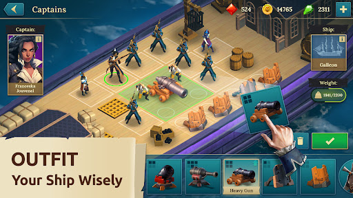 Pirate Ships Build and Fight Mod Apk 1.13.6 Unlimited Money and Gems  1.13.6 screenshot 4