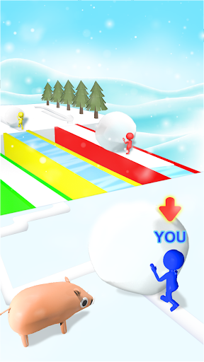 Snow Race Snow Ball.IO mod apk unlimited money  1.4.3 screenshot 4