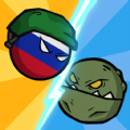 Countryballs Zombie Attack