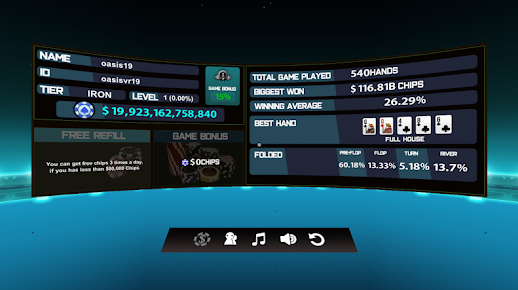 Texas Holdem Poker VR Apk Download Latest Version  0.9.41 screenshot 1